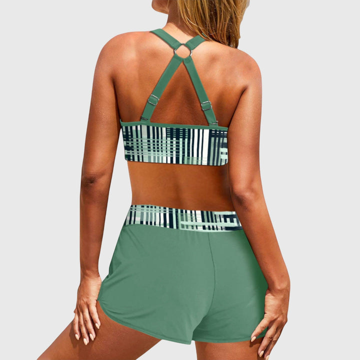 Janelle | Wysoki Stan Żebrowany Bikini