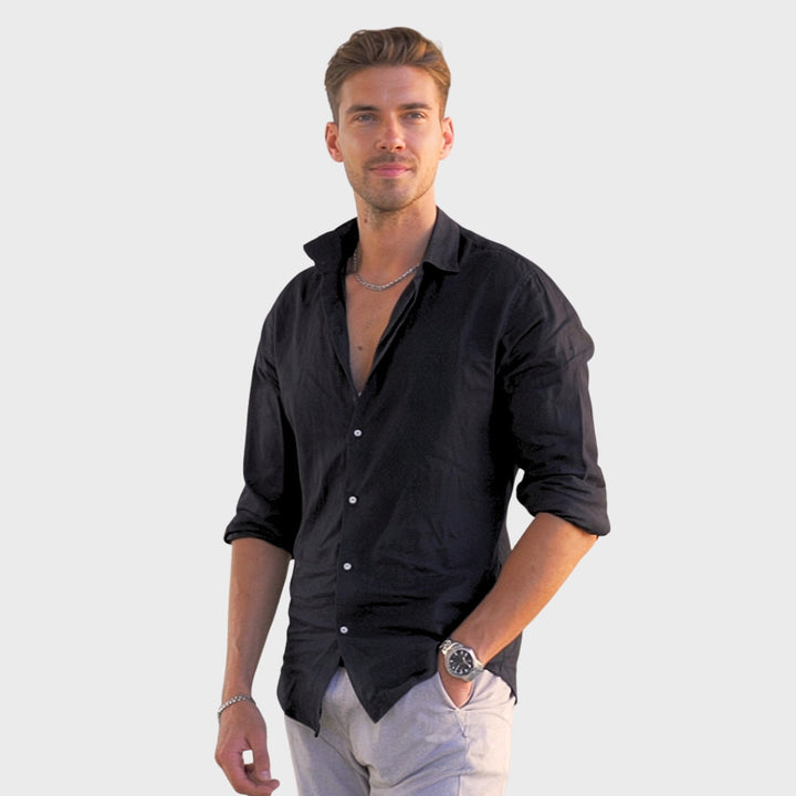 Paweł - Koszula Lniania Casual