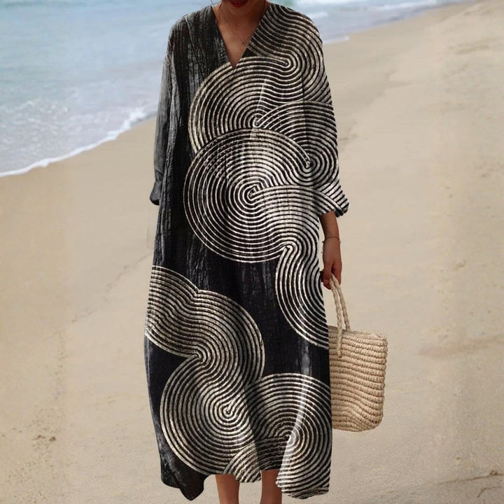 Edyta - Sukienka z patchworku boho