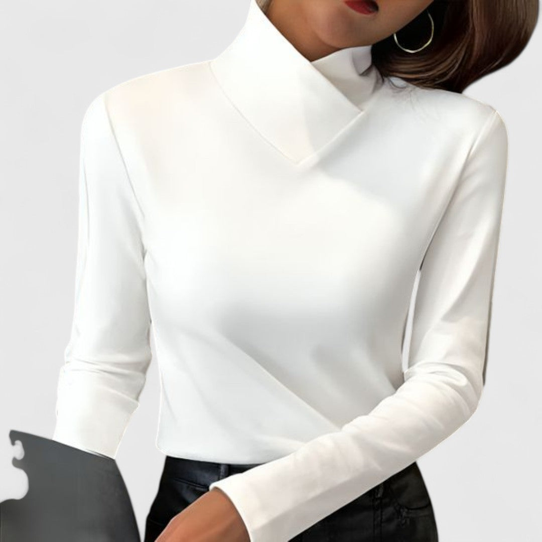 Clair | Stylowy Sweter z Wysokim Kołnierzem