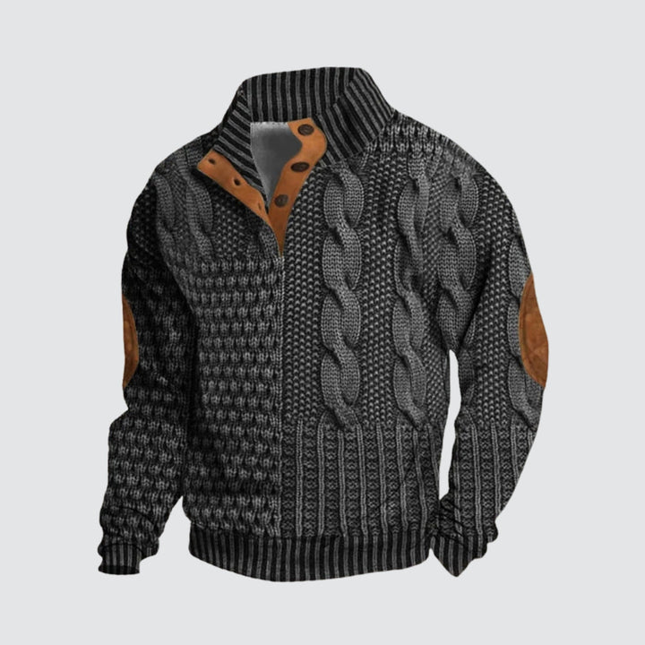 Ireneusz - Stylowy Sweter z Wzorem
