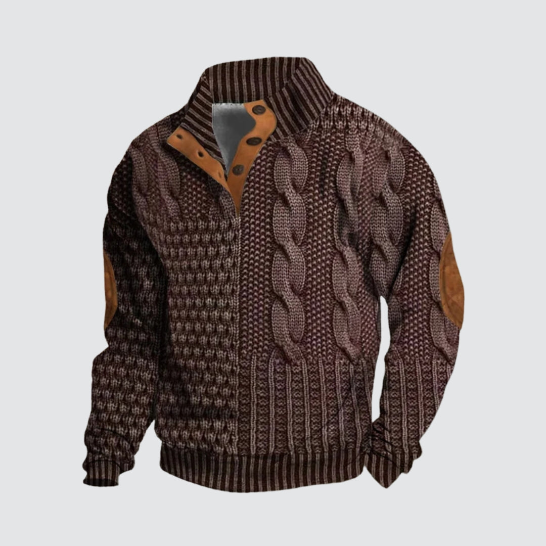 Ireneusz - Stylowy Sweter z Wzorem