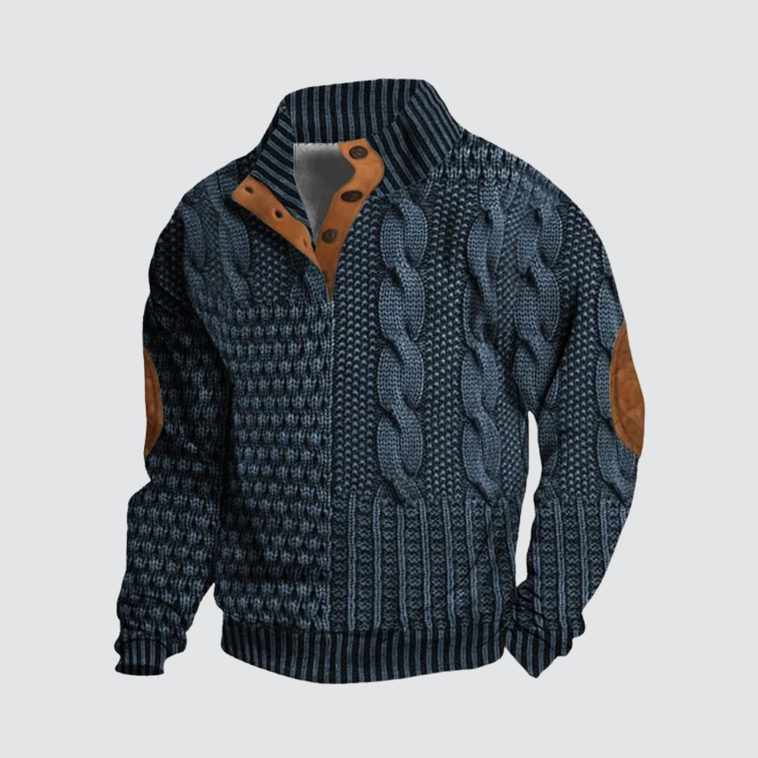 Ireneusz - Stylowy Sweter z Wzorem