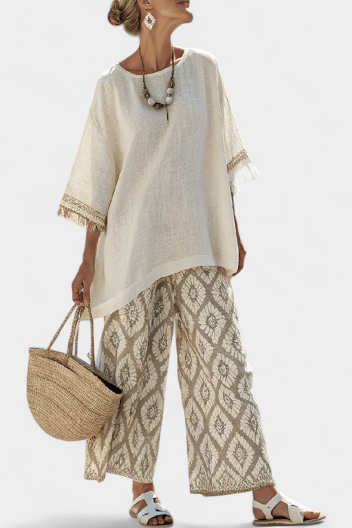Kamila - Elegancki Zestaw Boho Chic