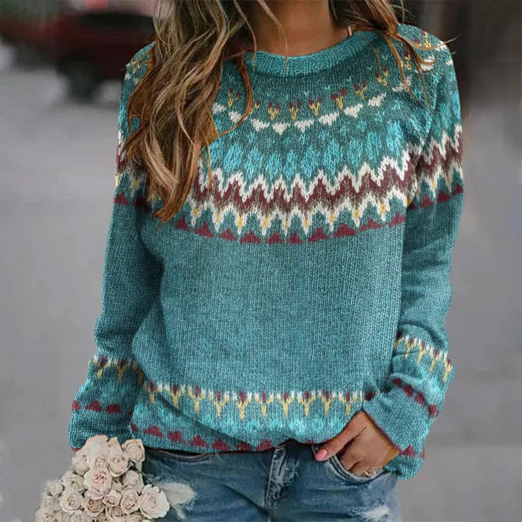 Regina | Sweter w Stylu Retro Wave