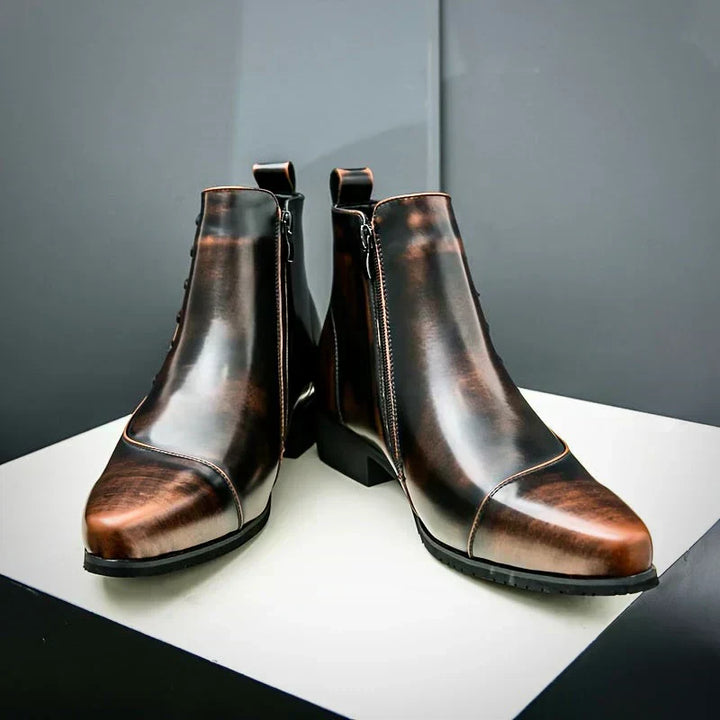 Adrian - Eleganckie Skórzane Botki