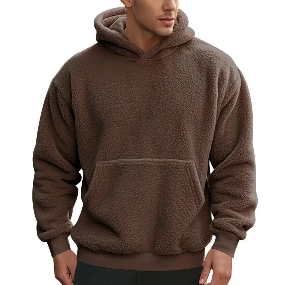 Hoodie - Mieszanka Fleece z Kapturem
