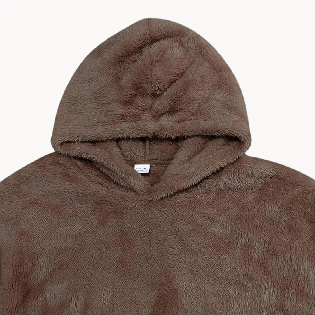 Hoodie - Mieszanka Fleece z Kapturem