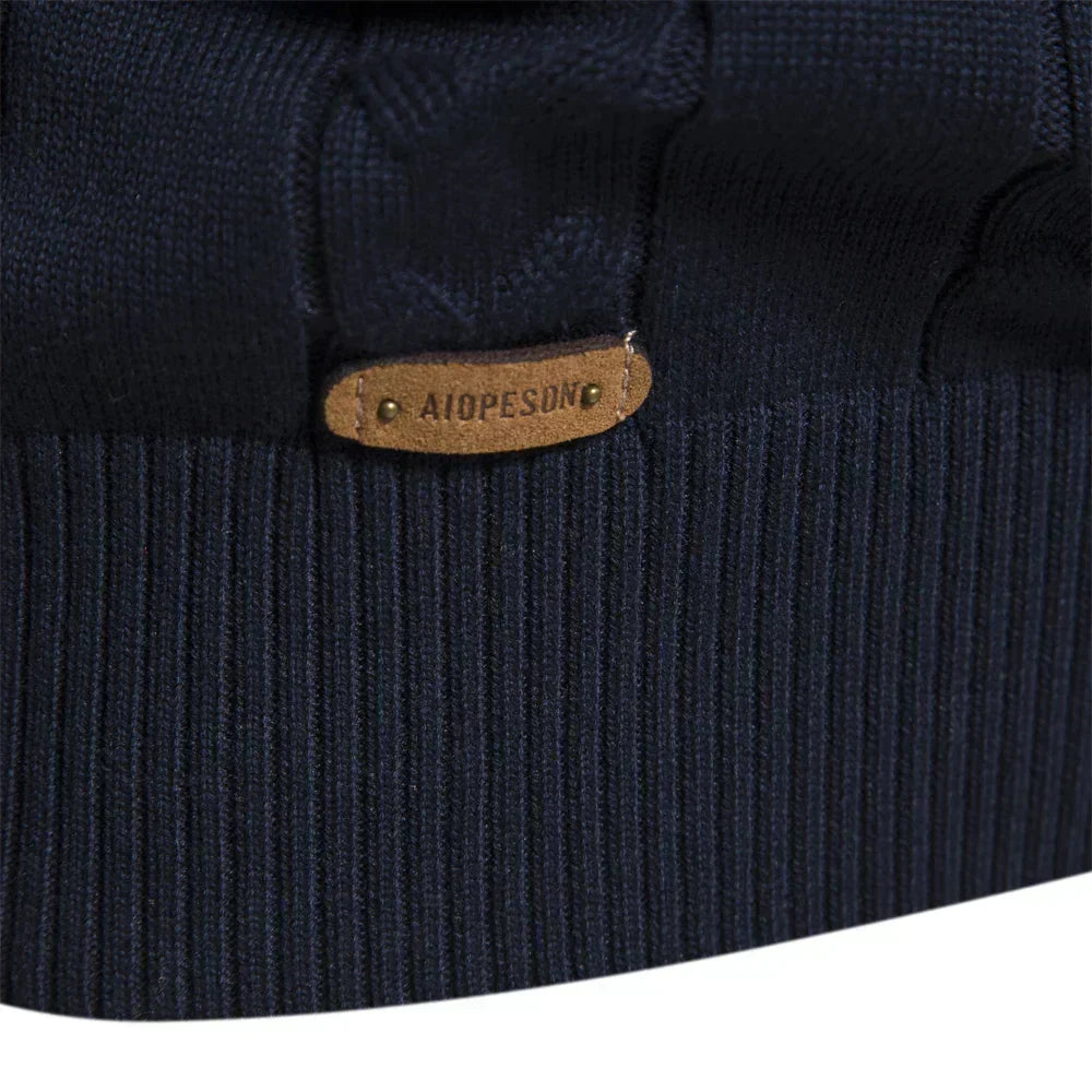 Leon - Sweter z Mieszanej Przędzy