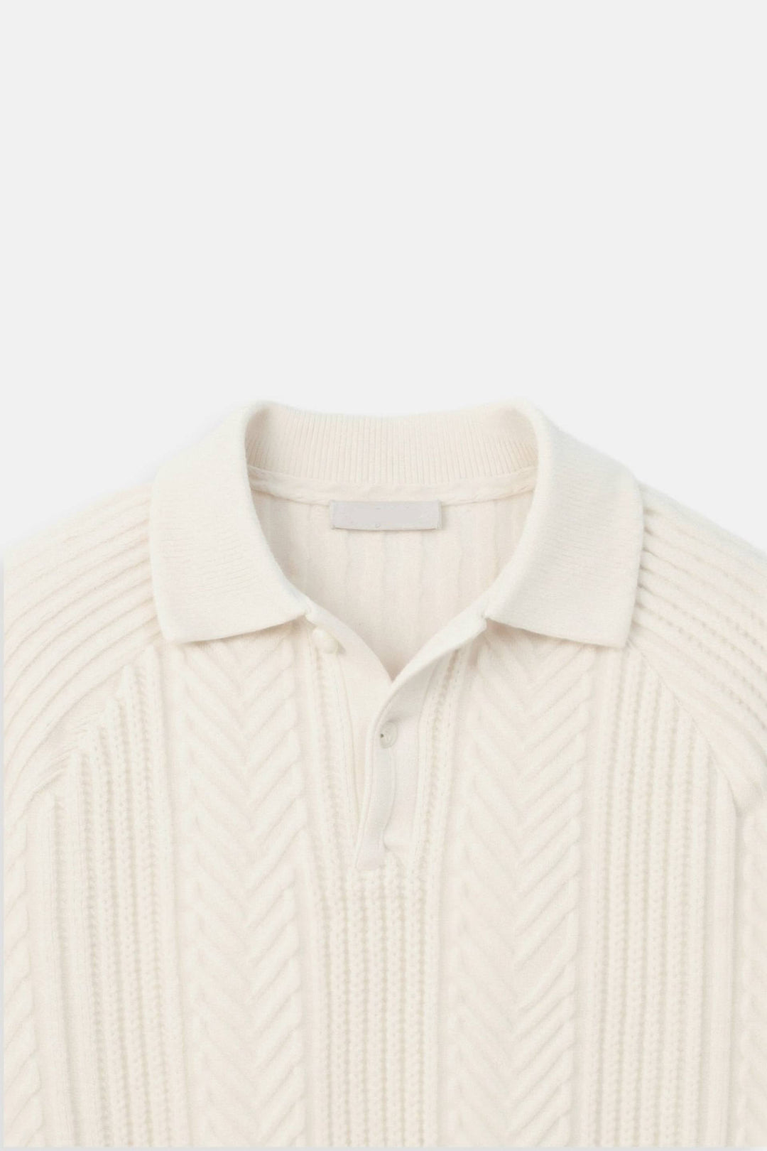 Sweter z Mieszanej Dzianiny - Luźny