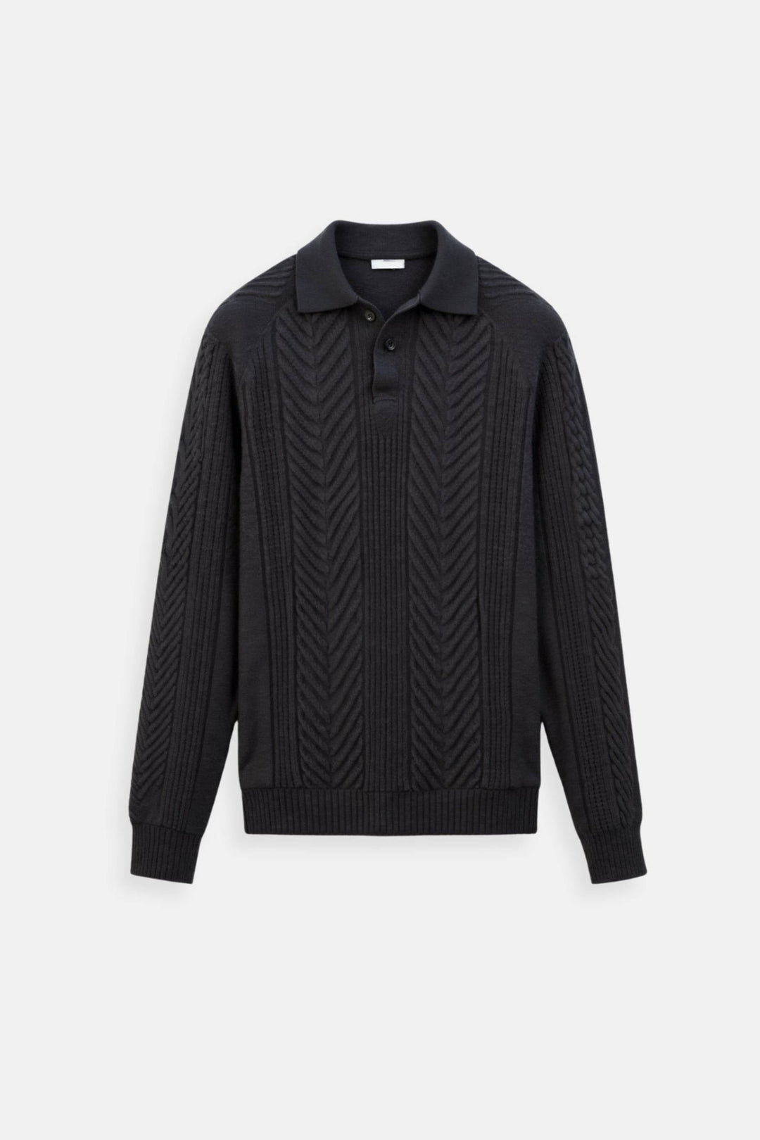 Sweter z Mieszanej Dzianiny - Luźny