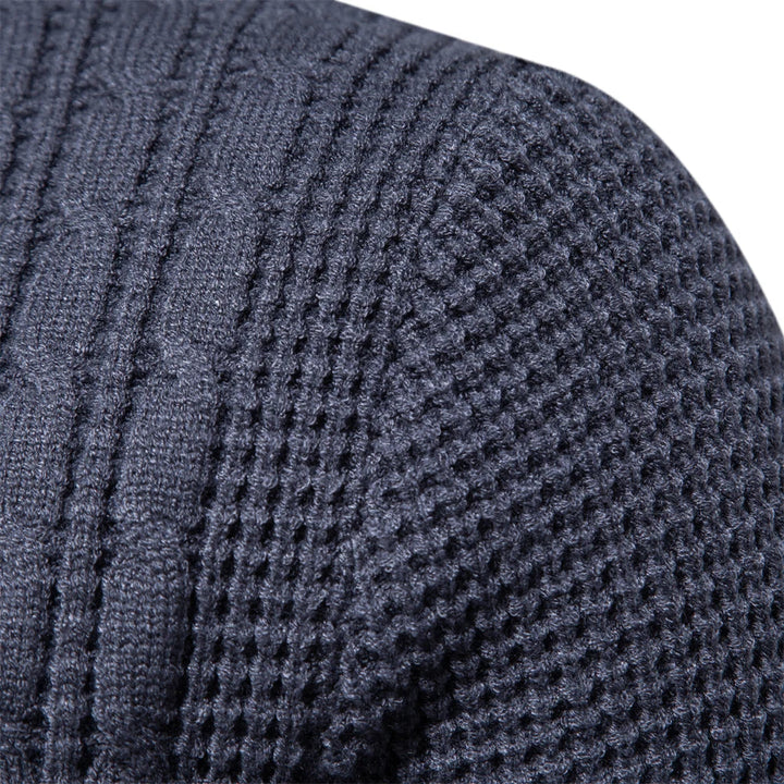 Kamil - Sweter Tricô Patchwork