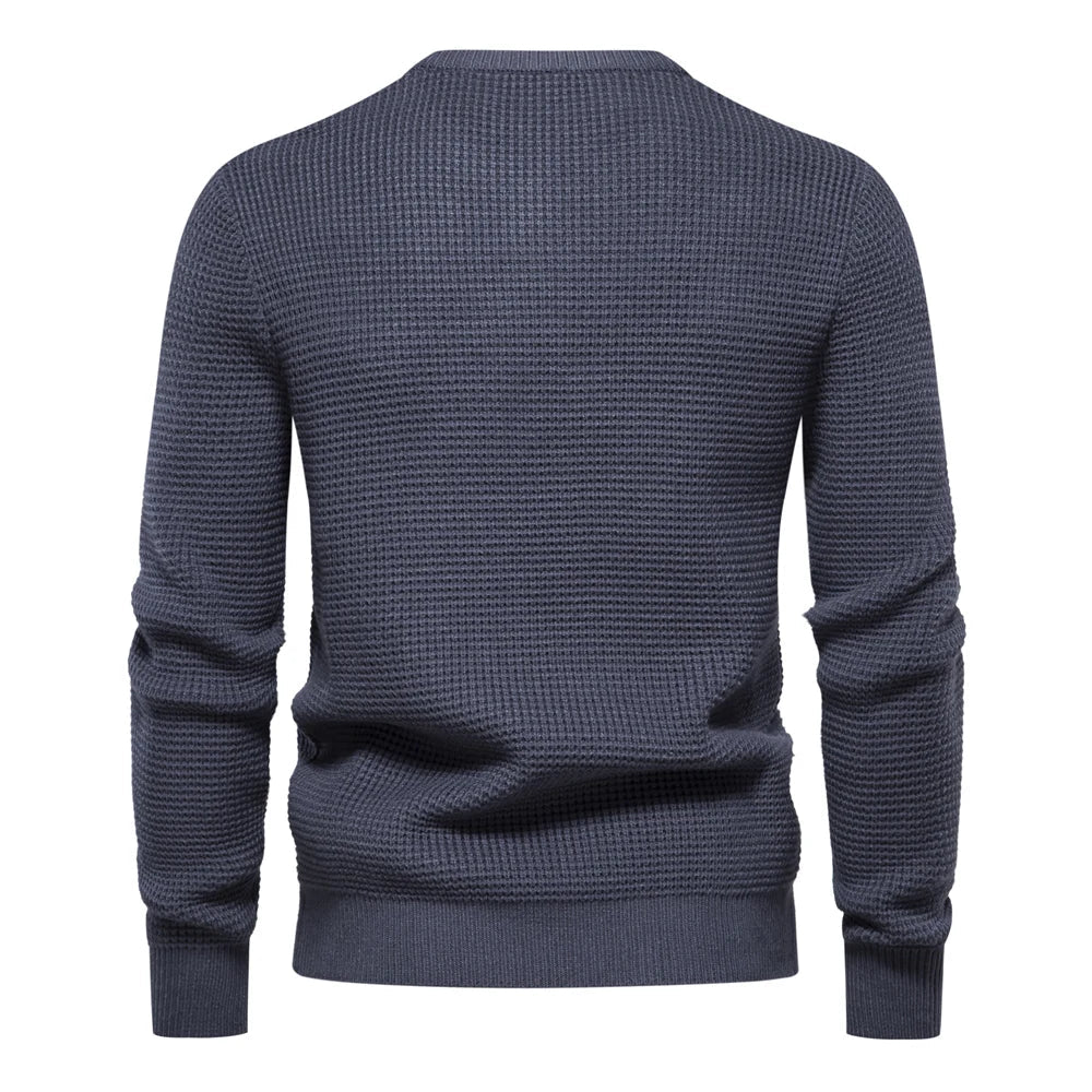 Kamil - Sweter Tricô Patchwork