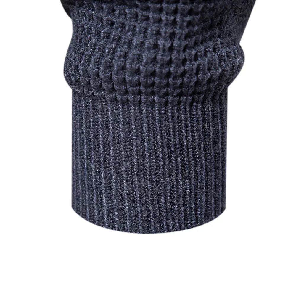 Kamil - Sweter Tricô Patchwork