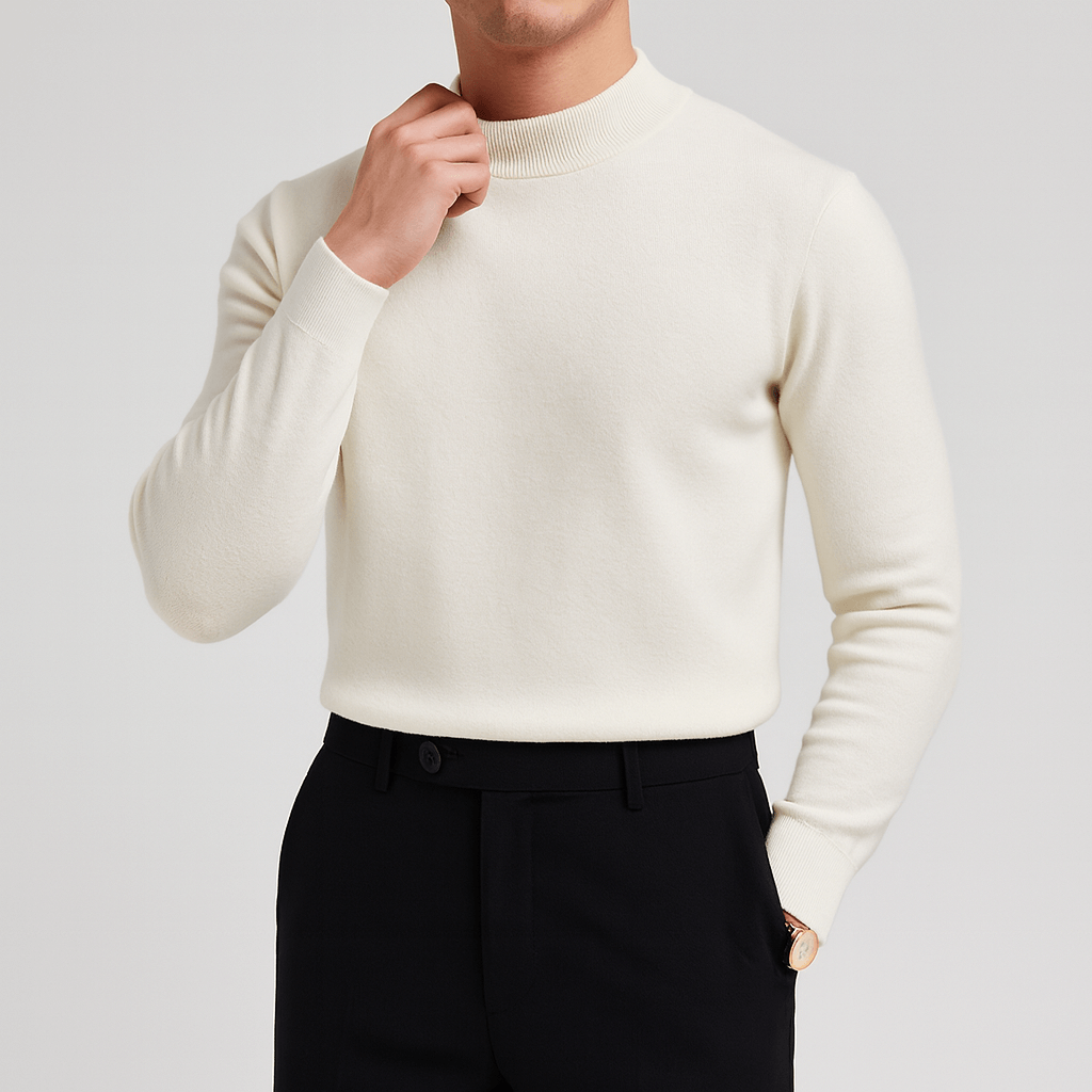 Sweter z dzianiny - Slim Fit