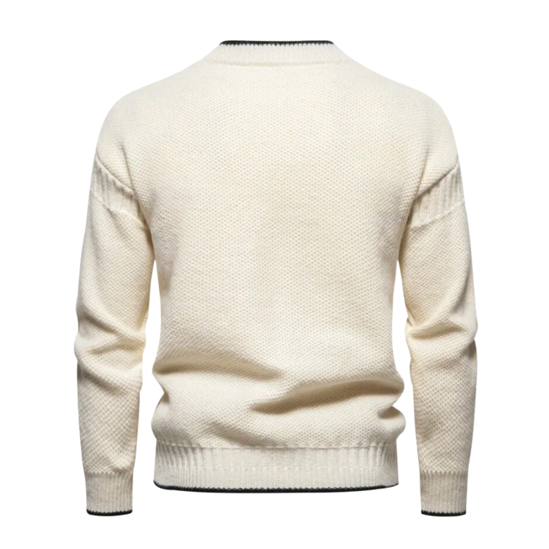 Knitted Sweater - Blended Fabric