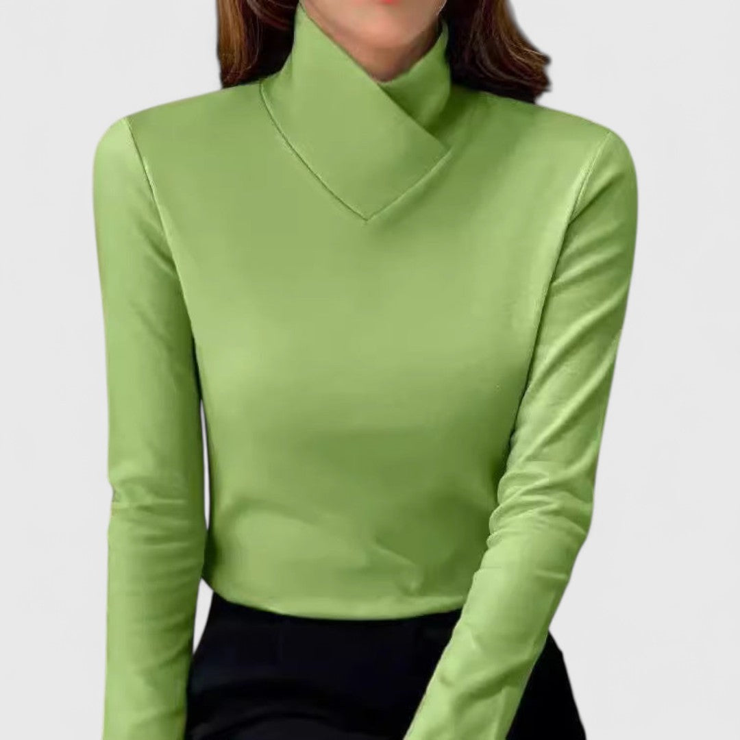 Clair | Stylowy Sweter z Wysokim Kołnierzem