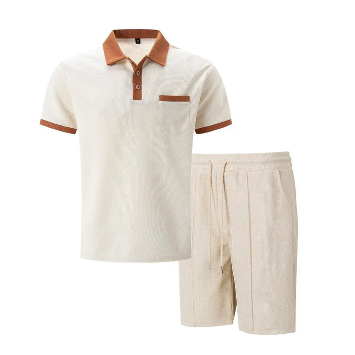 Zestaw Polo - Tkanina Waffle