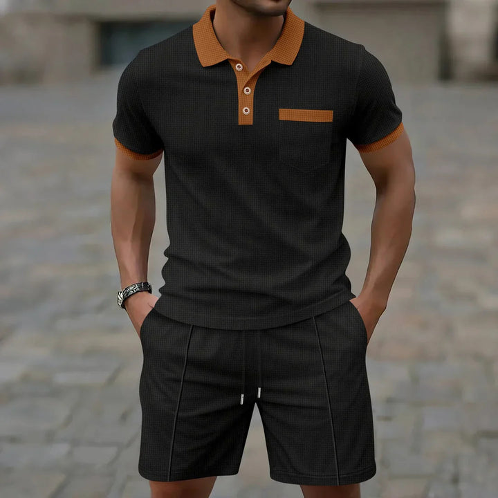Zestaw Polo - Tkanina Waffle