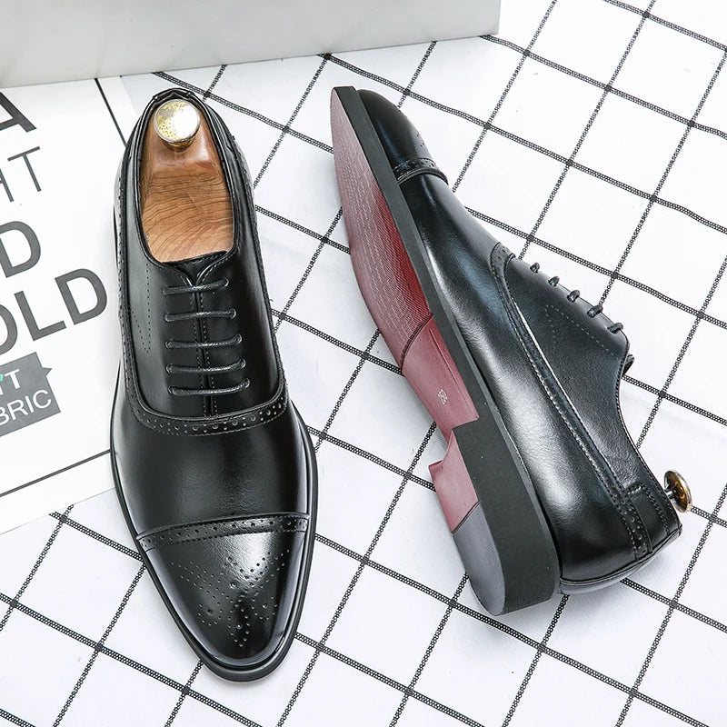 Aleksander - Eleganckie Skórzane Buty