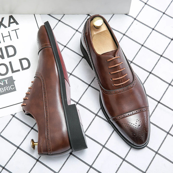 Aleksander - Eleganckie Skórzane Buty