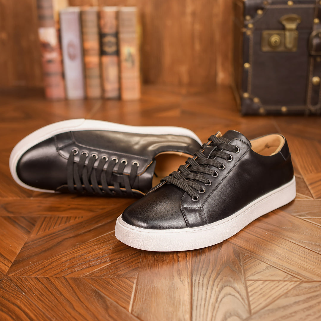 Edmund - Skórzane Buty Niskie