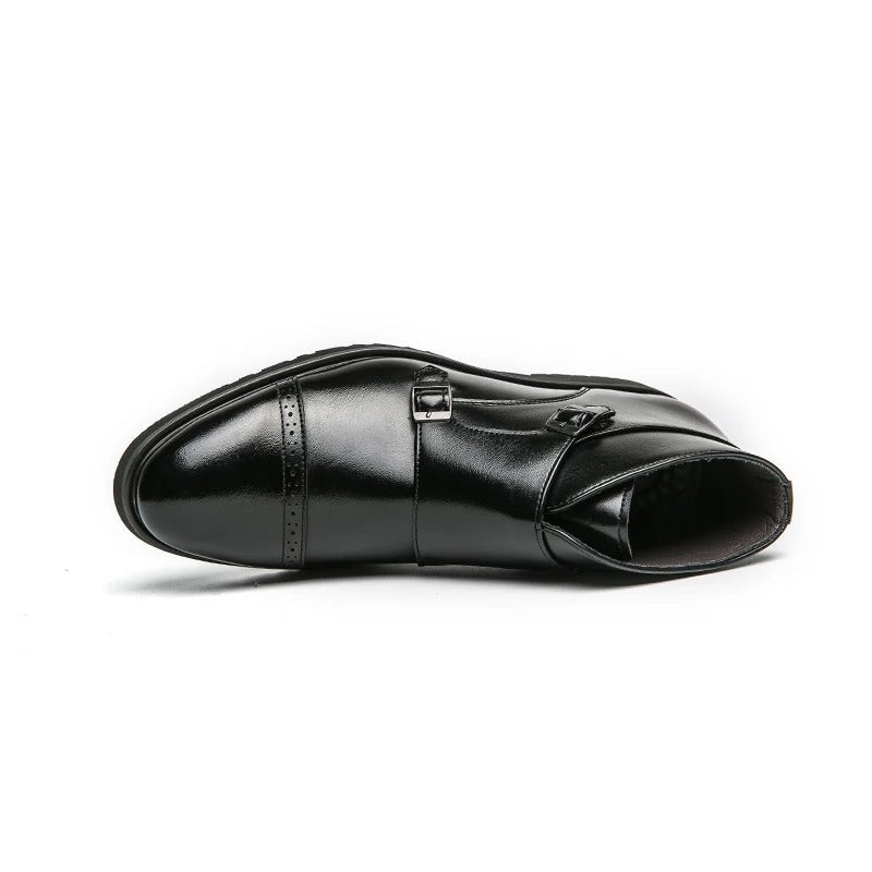 Fabian - Botki z Podwójnym Zapięciem