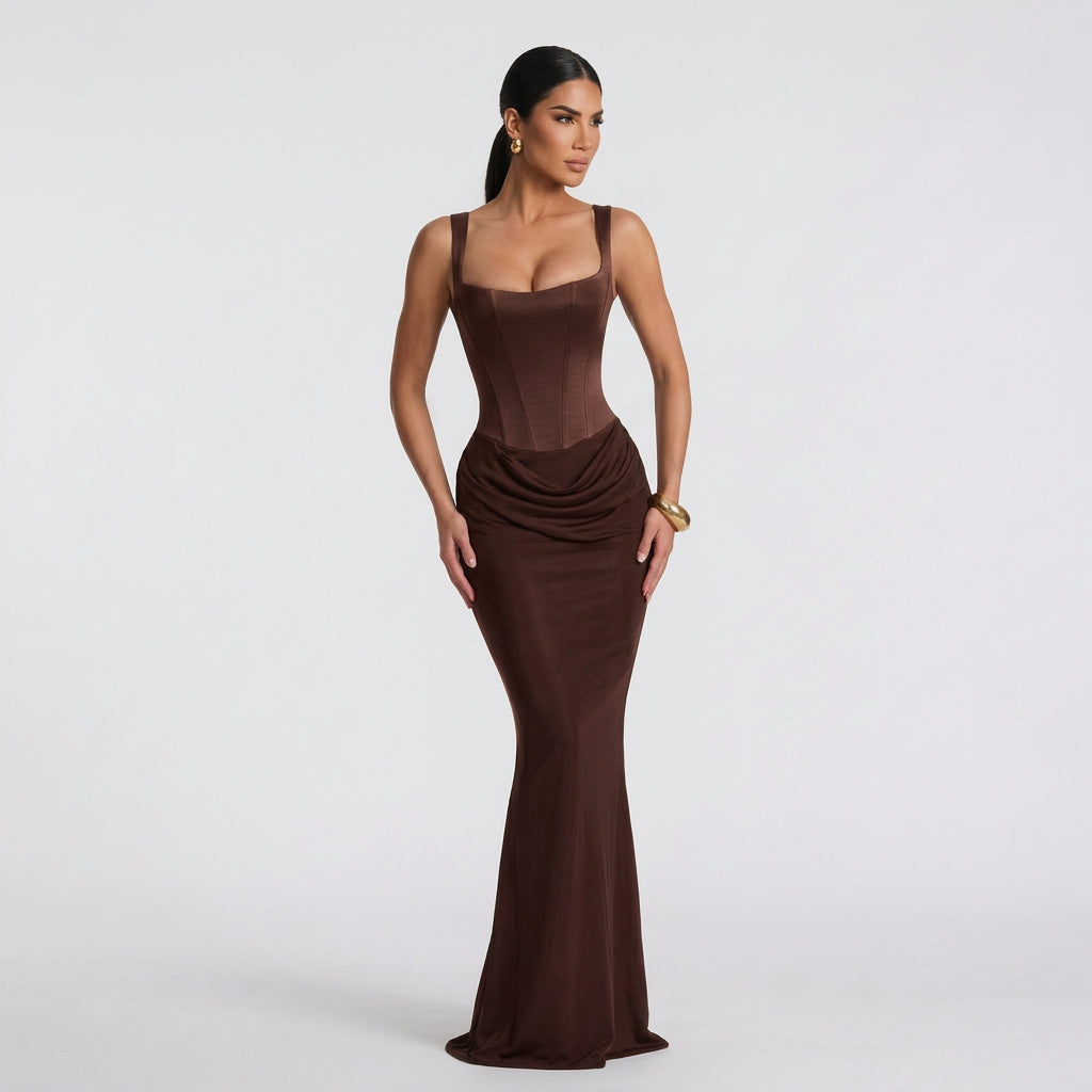 Celina - Elegancka Sukienka Maxi
