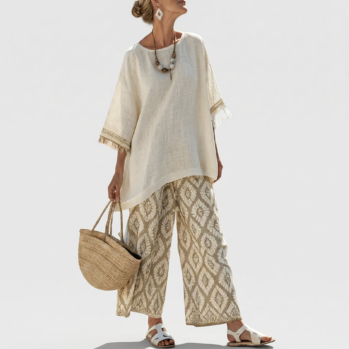 Kamila - Elegancki Zestaw Boho Chic